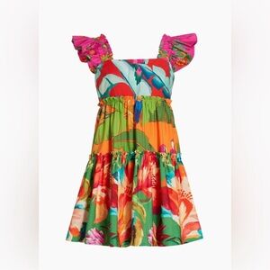 FARM Rio Vibrant Floral Midi Dress